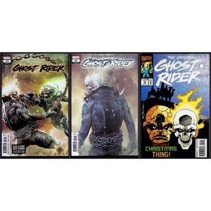 Ghost Rider 3X Comic Lot #14 21 19 Modern Copper Age Marvel